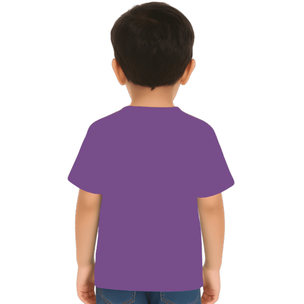 little boy model dolphin back